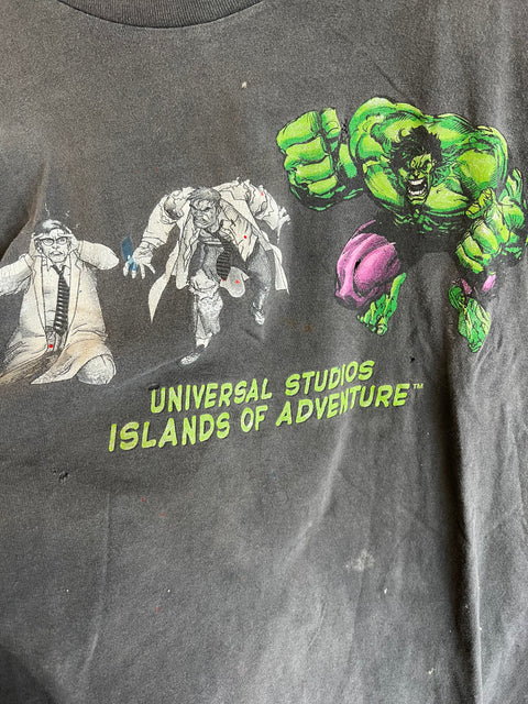 1998 Incredible Hulk Universal Studios Islands Of Adventure Tee Sz L