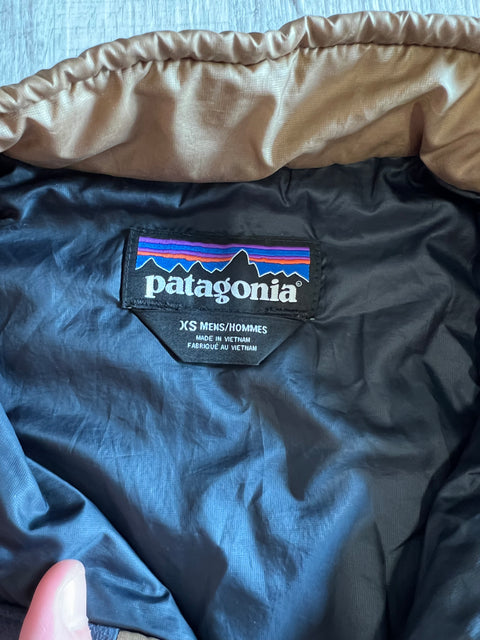 T Gold Patagonia Nano Puff Zip Jacket Sz XS