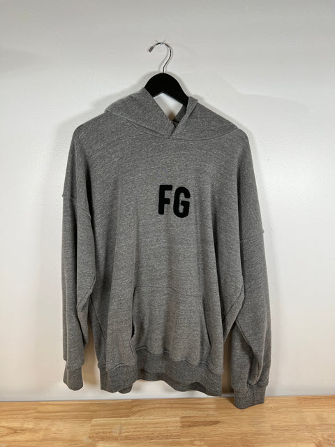 T Grey FG Everyday FOG Hoodie Sz L